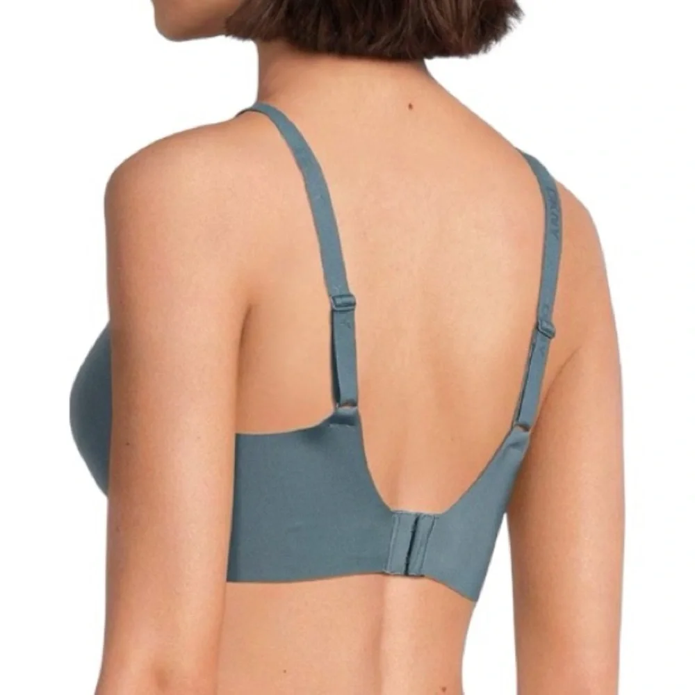 NWT DKNY Active Comfort Wire Free T-Shirt Bra Teal 30D